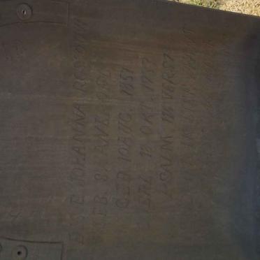 ROSSOUW Elsie Johanna nee SWANEPOEL 185?-19??