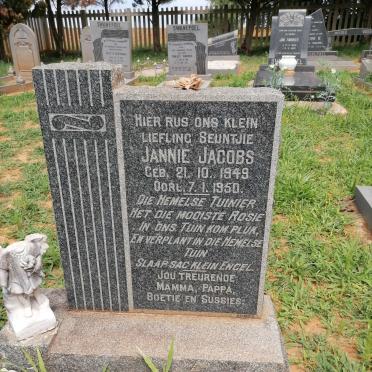 JACOBS Jannie 1949-1950