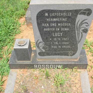 ROSSOUW Lucy 1927-1980