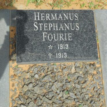 FOURIE Hermanus Stephanus 1913-1913