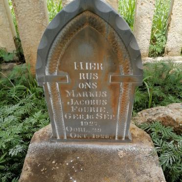 FOURIE Markus Jacobus 1927-1928