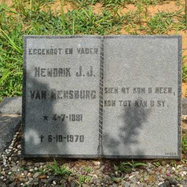 RENSBURG Hendrik J.J., van 1891-1970