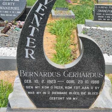 VENTER Bernardus Gerhardus 1923-1986 &amp; Martha A. 1923-2010