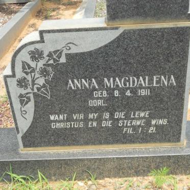 ROSSOUW Jan Johannes 1908-1983 &amp; Anna Magdalena 1911-