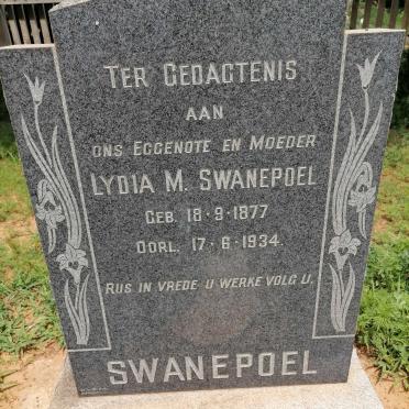 SWANEPOEL Lydia M. 1877-1934 