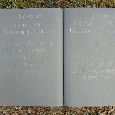 MARITZ Johannes 1848-1935 &amp; Aletta Fredrika 1878-1934