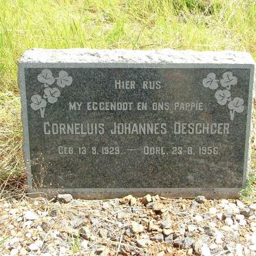 OESCHGER Cornelius Johannes 1929-1956