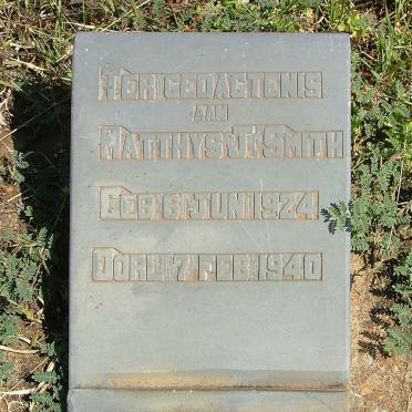 SMITH Matthys J. 1924-1940