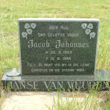 VUUREN Jacob Johannes, Janse van 1903-1984