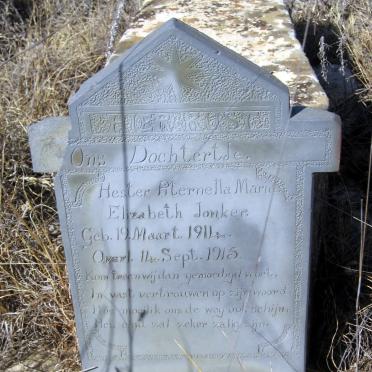 JONKER Hester Piternella Maria Elizabeth 1914-1915