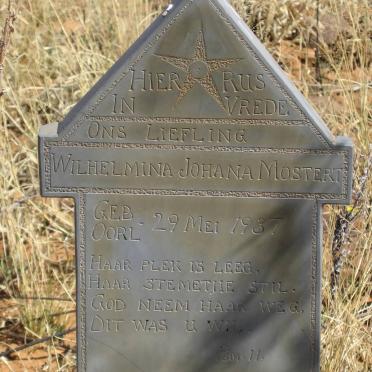 MOSTERT Wilhelmina Johana 1937-1937