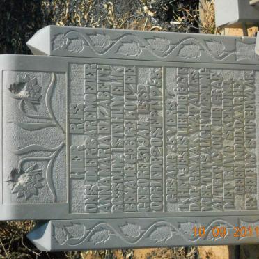 ROSSOUW Anna Maria Elizabeth voorheen BENADE nee KOTZEE 1882-1958