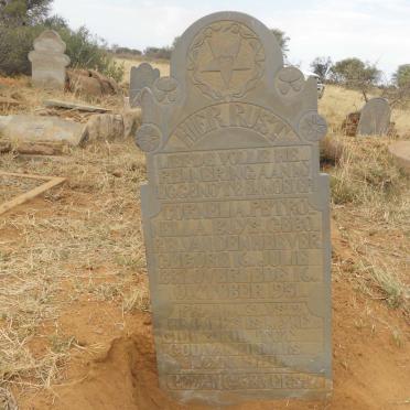 BUYS Cornelia Petronella nee VAN DEN HEEVER 1887-1931