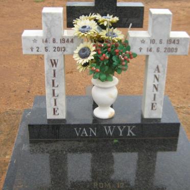 WYK Willie, van 1944-2013 &amp; Annie 1943-2009