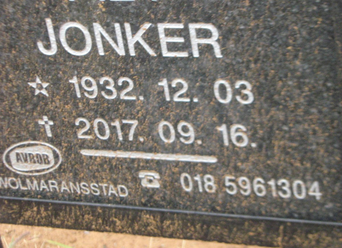 JONKER 1932-2017