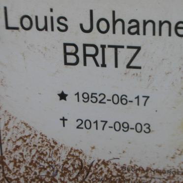 BRITZ Louis Johannes 1952-2017