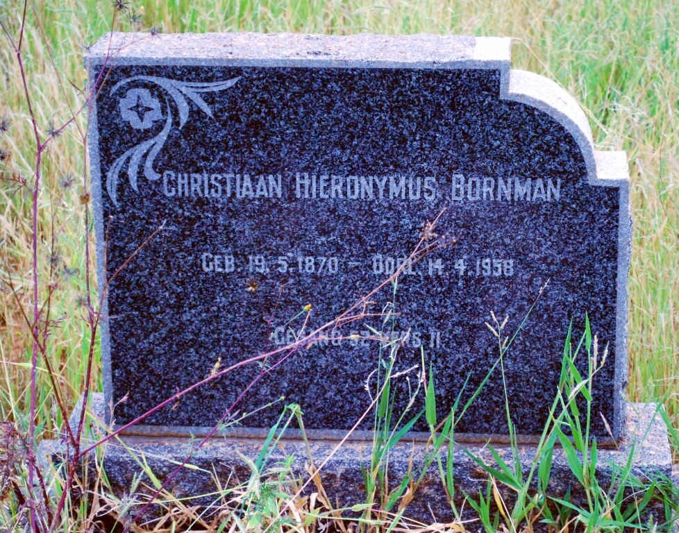 BORNMAN Christiaan Hieronymus 1870-1958