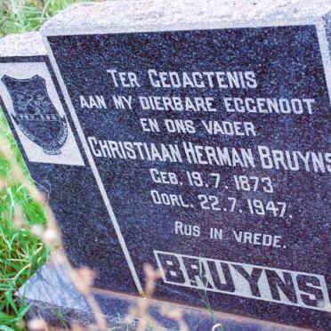 BRUYNS Christiaan Herman 1873-1947
