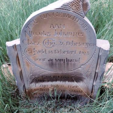 CLAASE Niecolas Johannes 1810-1902