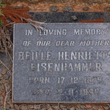 EISENHAMMER Beille 1870-1989