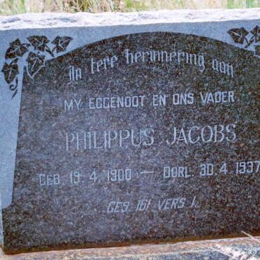 JACOBS Philippus 1900-1937