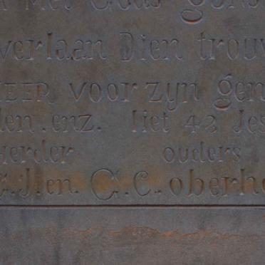 OBERHOLZER Jan Hendrik 1898-1904 