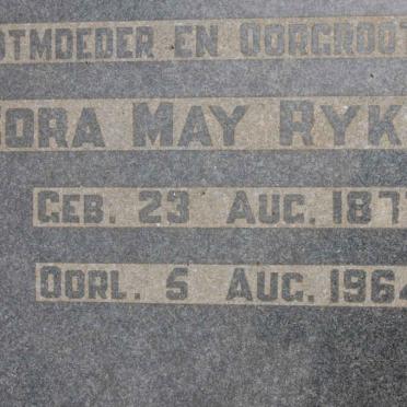 RYKSEN Cora May 1877-1964