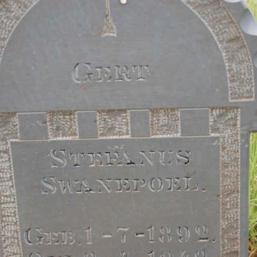 SWANEPOEL Gert Stephanus 1892-1942