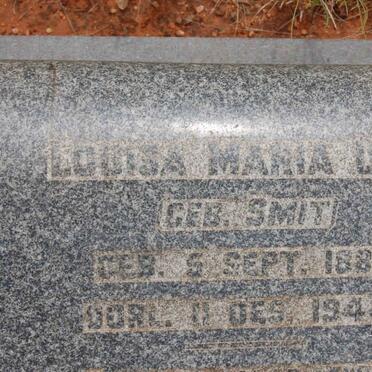 UYS Louisa Maria nee SMIT 1889-1944