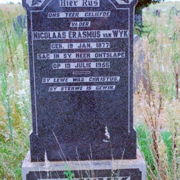 WYK Nicolaas Erasmus, van 1877-1956