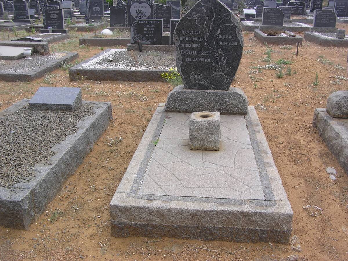 PLESSIS Ignatia, du nee VAN ROOYEN 1893-19?5