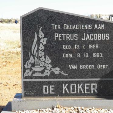 KOKER Petrus Jacobus, de 1929-1983