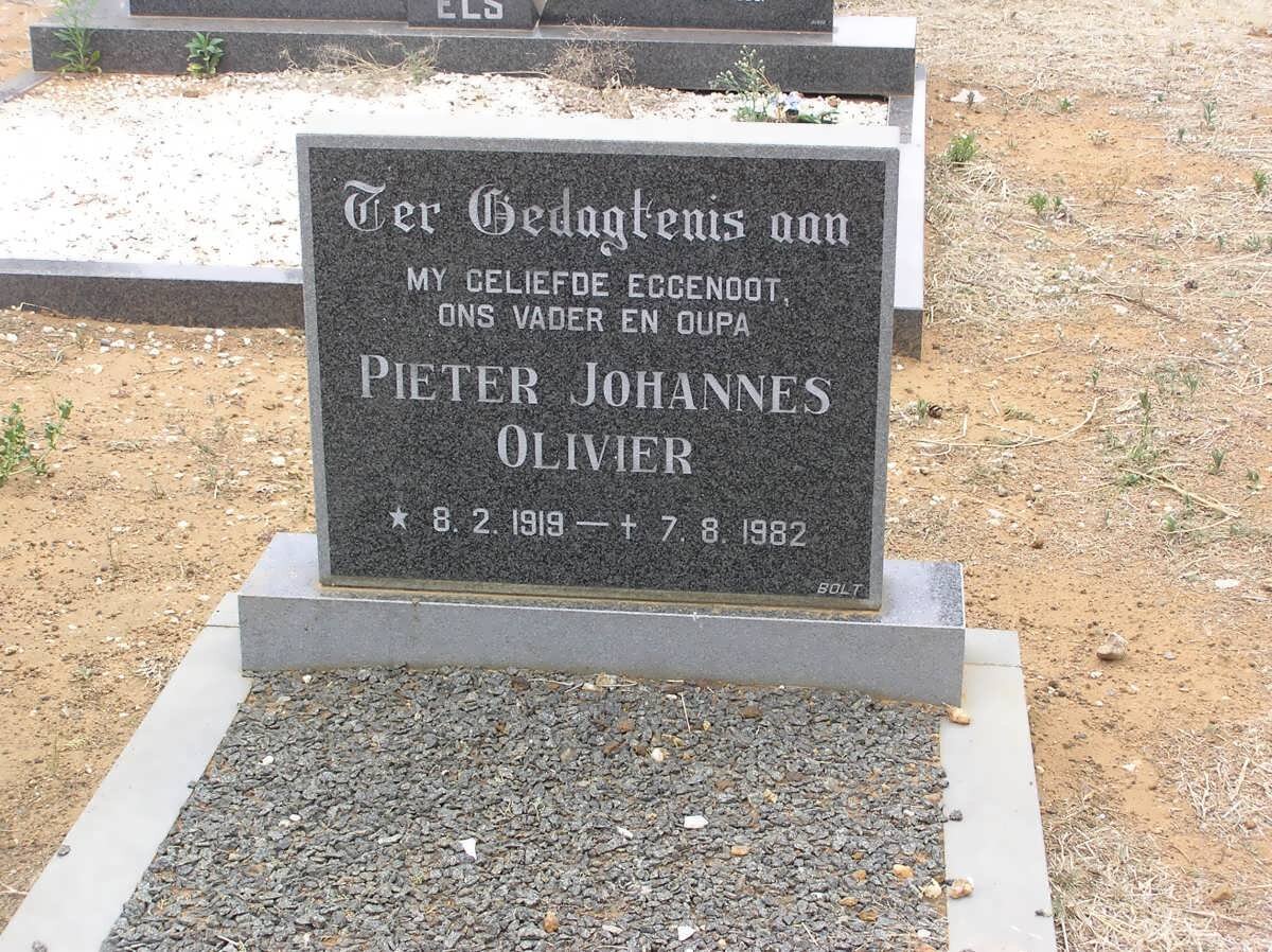 OLIVIER Pieter Johannes 1919-1982