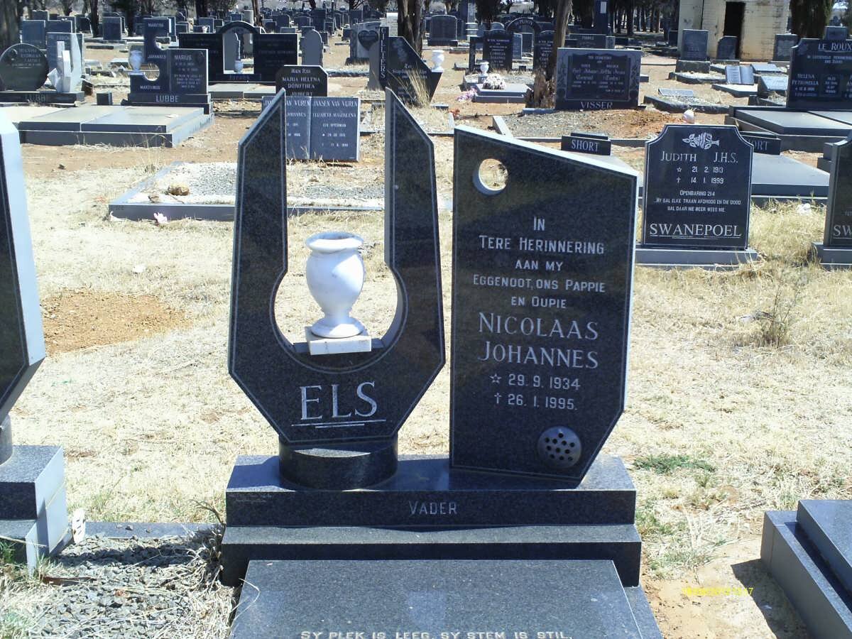 ELS Nicolaas Johannes 1934-1995