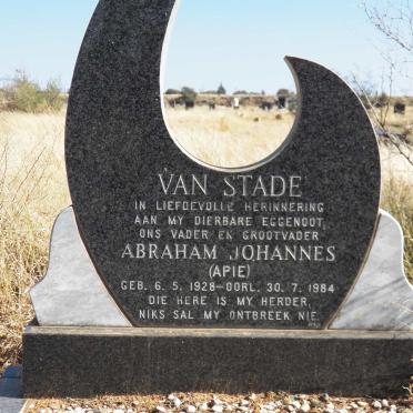 STADE Abraham Johannes, van 1928-1984