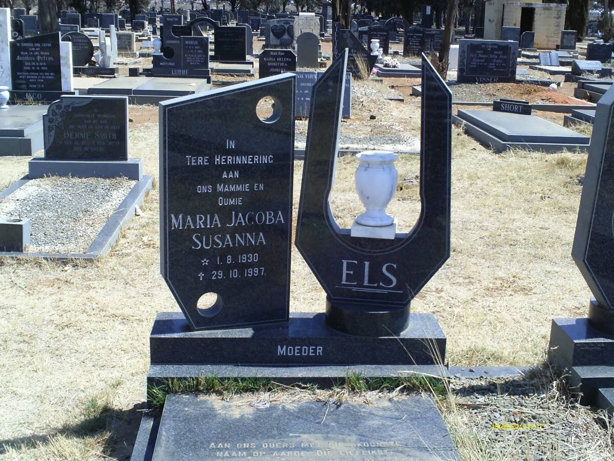 ELS Maria Jacoba Susanna 1930-1997