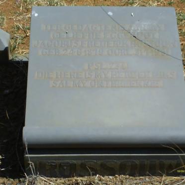 ROSSOUW Jacobus Frederik 1879-19?1