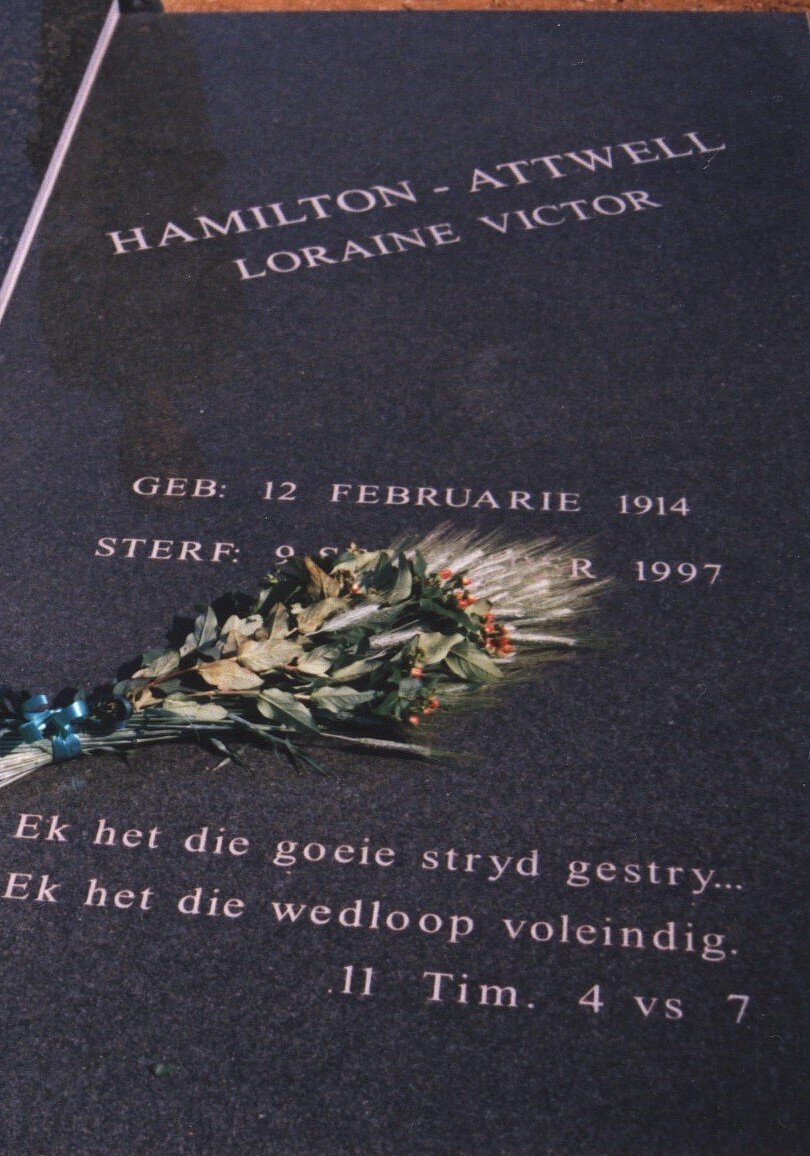 ATTWELL Loraine Victor, HAMILTON 1914-1997