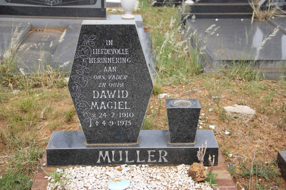 MULLER Dawid Magiel 1910-1975