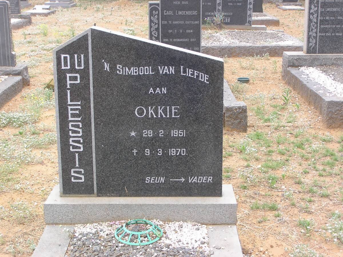 PLESSIS Okkie, du 1951-1970