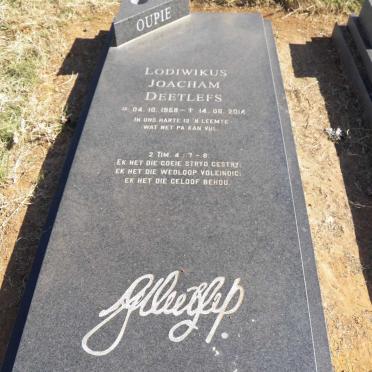 DEETLEFS Lodiwikus Joacham 1958-2014