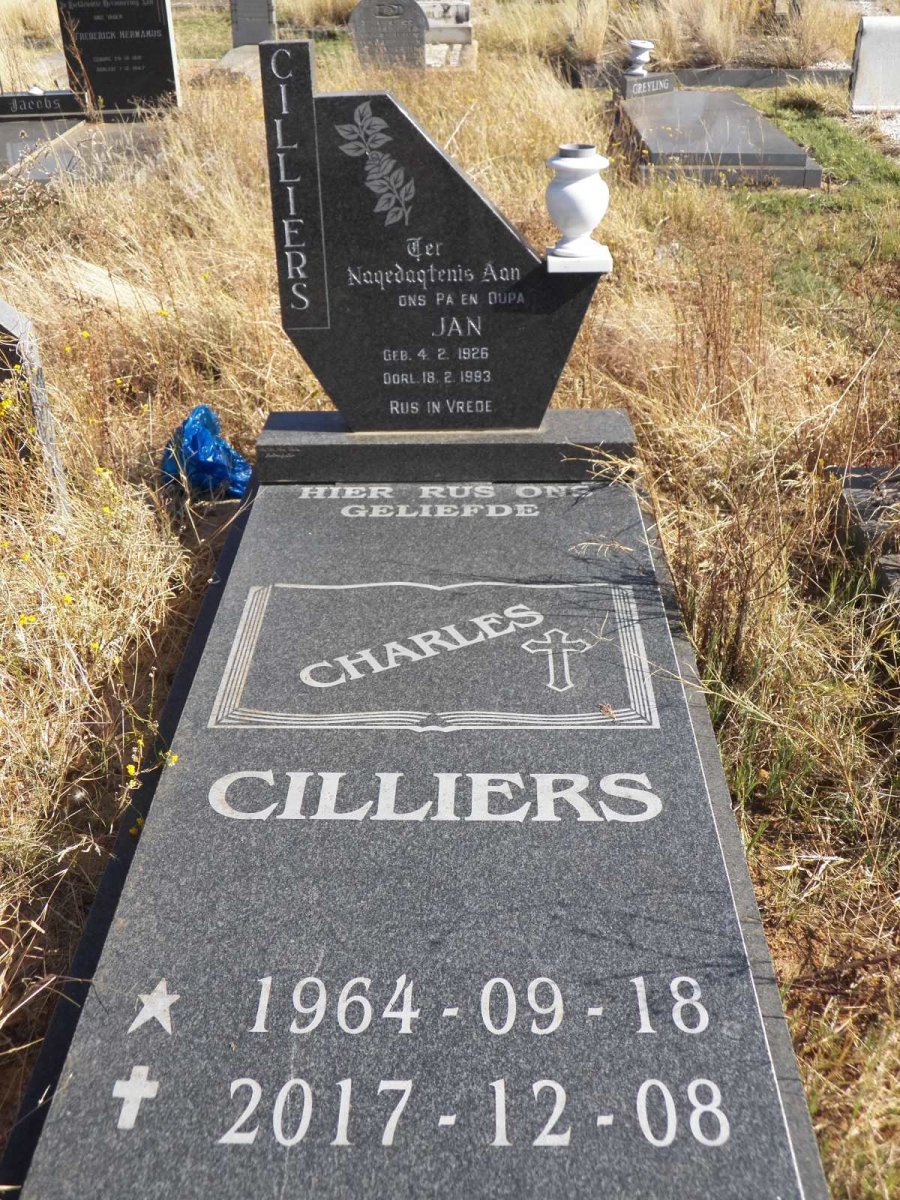 CILLIERS Jan 1926-1993 :: CILLIERS Charles 1964-2017