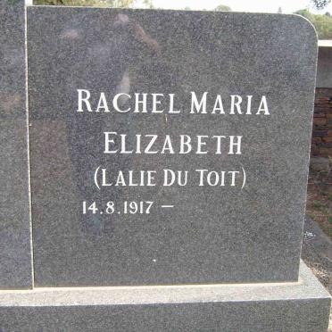 BASSON Rachel Maria Elizabeth nee DU TOIT 1917- 2006