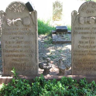 COETZEE Johannes Cornelius 1866-1950 &amp; Chatriena Elizabeth 1880-1949