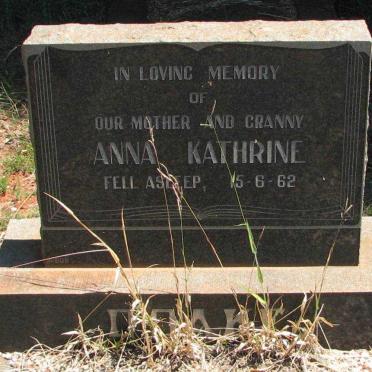 DOAKE Anna Kathrine -1962