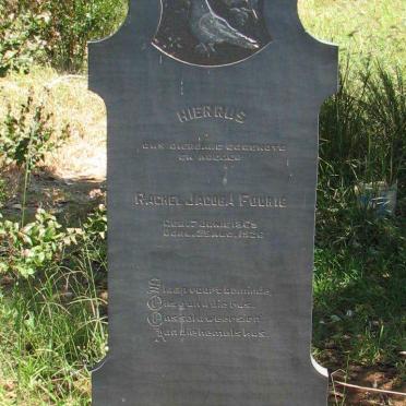 FAURIE Rachel Jacoba 18?9-192?