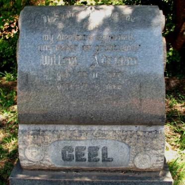 GEEL Willem Adriaan 188?-1968