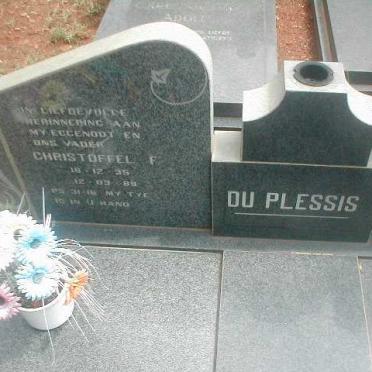 PLESSIS Christoffel F., du 1935-1989