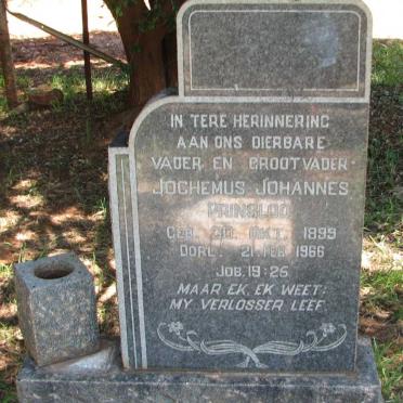 PRINSLOO Jochemus Johannes 1899-1966