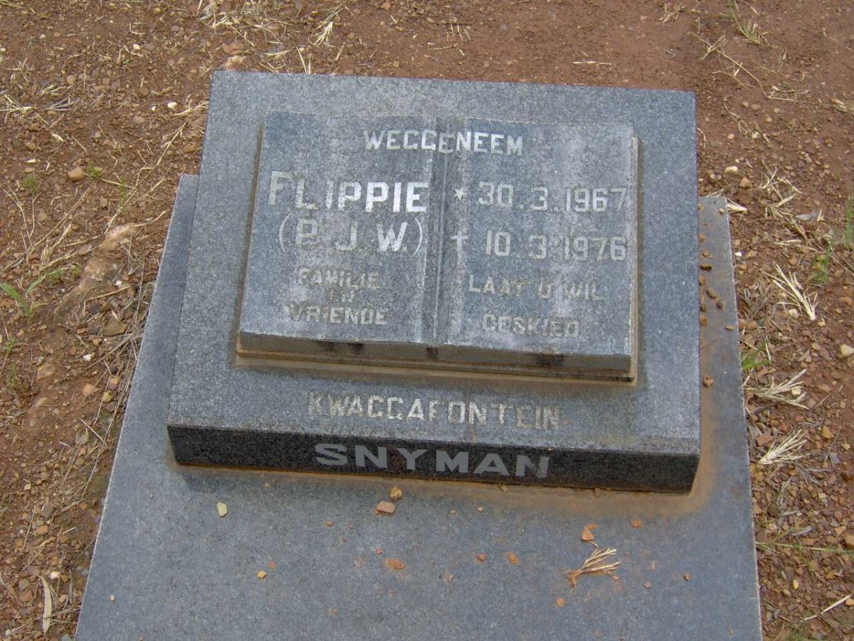 SNYMAN P.J.W. 1967-1976